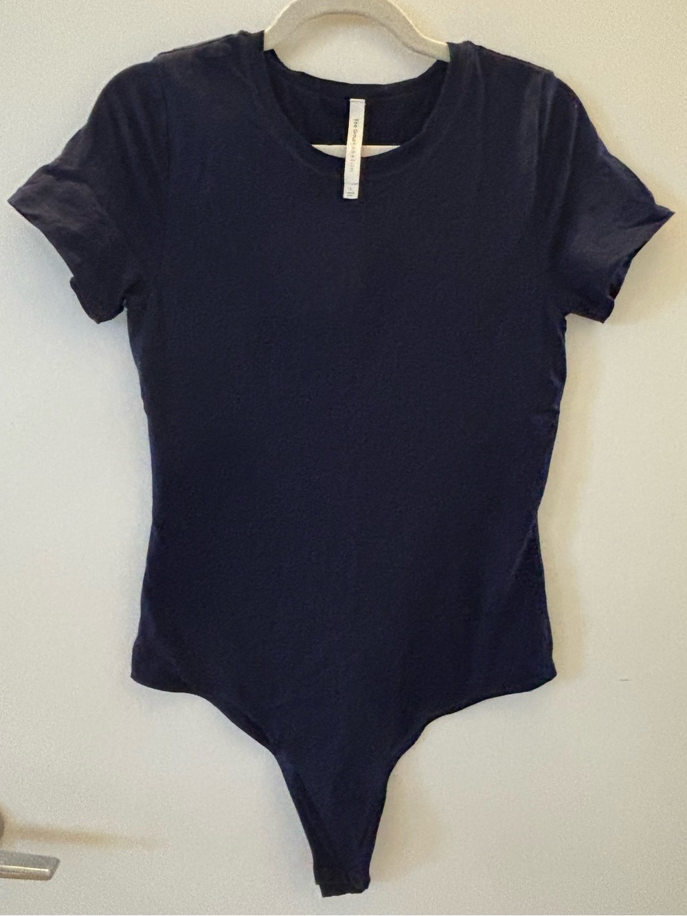 The Group by Babaton Navy Short Sleeve Bodysuit L